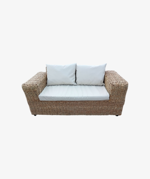 2 seater wicker chair